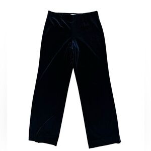 Coldwater Creek Black Women's Velvet Pants
